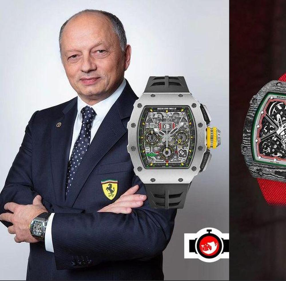 Fred Vasseur's Impressive Watch Collection Featuring Richard Mille
